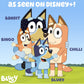 Bluey & Bingo Paint Your Own Night Lamp Art Set