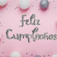 Silver Feliz Cumpleanos Small Letters Conjoined Balloons Feliz Cumpleanos Balloon Happy Birthday Balloons Birthday Banner Decora