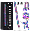 Magnetic Fidget Pen - Perfect Writing And Spinner Magnet Toy Combination, Figette Figit Pen With 13 Magnetic Rings, Ideal Office