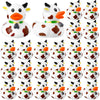Relaxgiant 24 Pcs Cow Ducks Mini Cow Rubber Ducks Bulk Cow Print Duck For Birthday Party Favors Baby Shower Kids Boys Girls Bath