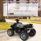 Costzon Kids Atv, 12V Battery Powered Electric Vehicle W/Led Lights, High & Low Speed, Horn, Music, Usb, Treaded Tires, Ride On