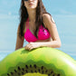 Jasonwell Giant Kiwi Pool Party Float Inflatable Pool Floats Tube Rafts with Fast Valves Summer Beach Swimming Pool Lounge Decorations Toys for mature-themeds & Kids