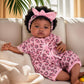 Babeside Reborn Baby Dolls Black Girl, 20 Inch Realistic Black Girl Newborn African American Real Life Baby Girl Dolls Soft Viny