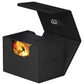 Ultimate Guard Sidewinder 80+, Deck Box For 80 Double-Sleeved Tcg Cards, Black, Magnetic Closure & Microfiber Inner Lining For Secure Storage