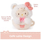 GUND Sanrio Official Hello Kitty Caf   Latte Teddy Bear Plush, Collectible Plush Toy, Stuffed Animal for Ages 1 and Up, White, 6