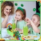 Halloscume 116pcs DIY Leprechaun Trap Kit St Patricks Day Decorations DIY to Catch a Leprechaun Trap Craft Set Rainbow Irish Th
