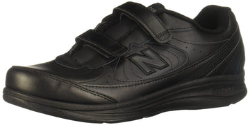 New Balance Mens 577 V1 Hook And Loop Walking Shoe, Black, 12 Xw Us
