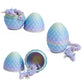 Flavery 3D Printed Dragon In Egg - Dino Egg With Flexible Crystal Dragon Inside, Colorful Fidget Toy, Birthday Gift, Desk Pet Fi