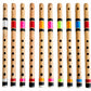 ZOKCY (Pack of 10 Pcs) Krishna Wooden Bansuri Toy/Wooden Bansuri Flute Toy for Kids/Birthday Return Gift for Kids/Musical bansur
