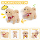 15-Piece Dog Toys For Kids - Walking Dog Stuffed Toy With Pet Cage, Doctor Role Play Toy Dogs With Pet Care Playset, Puppy Toys