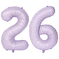 40 In Matte Purple Number Balloons Helium Foil Mylar Balloon Birthday Party Banquet Decoration Digital 26