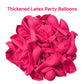 Hot Pink Balloons 100 Pcs 12 Inch Thicken Latex Hot Pink Balloons Pink Round Helium Balloons For Birthday Wedding Valentines Ann