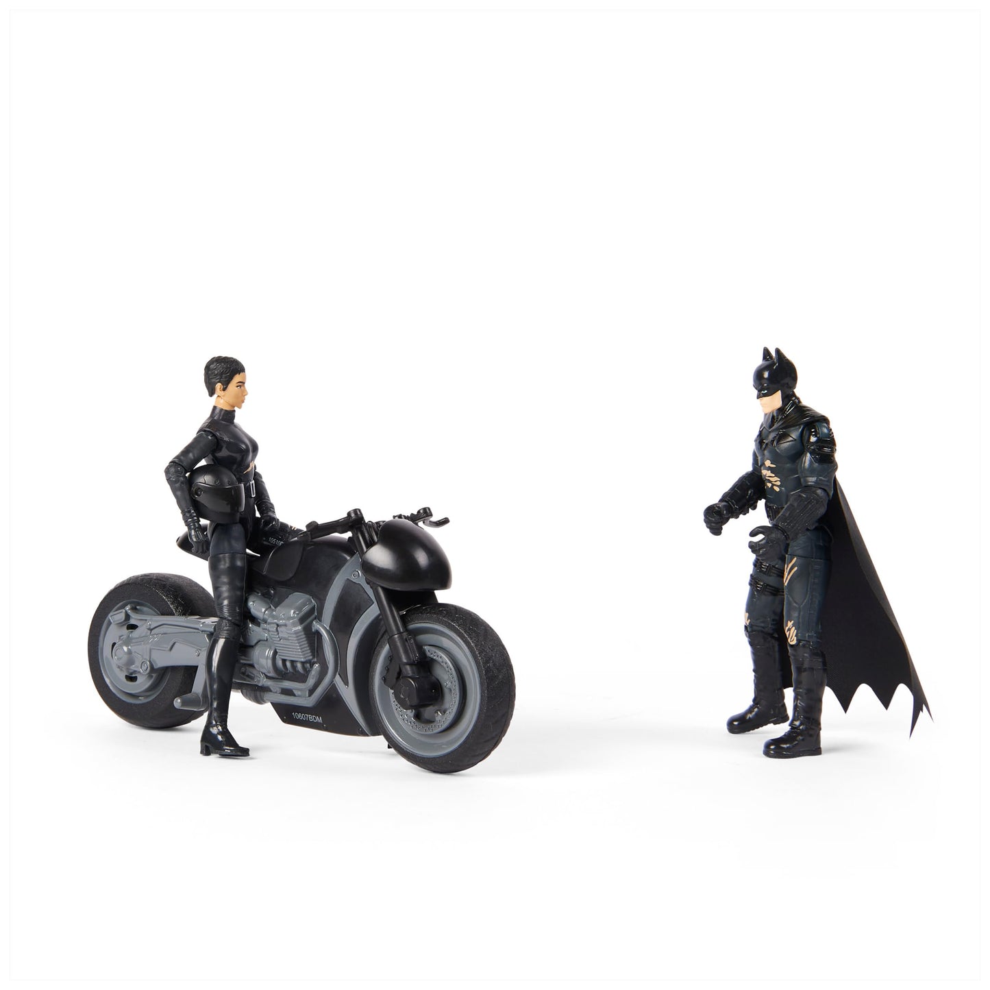 The Batman 2022 Movie Series Selina Kyle Chase Set With Batman And Motorcycle