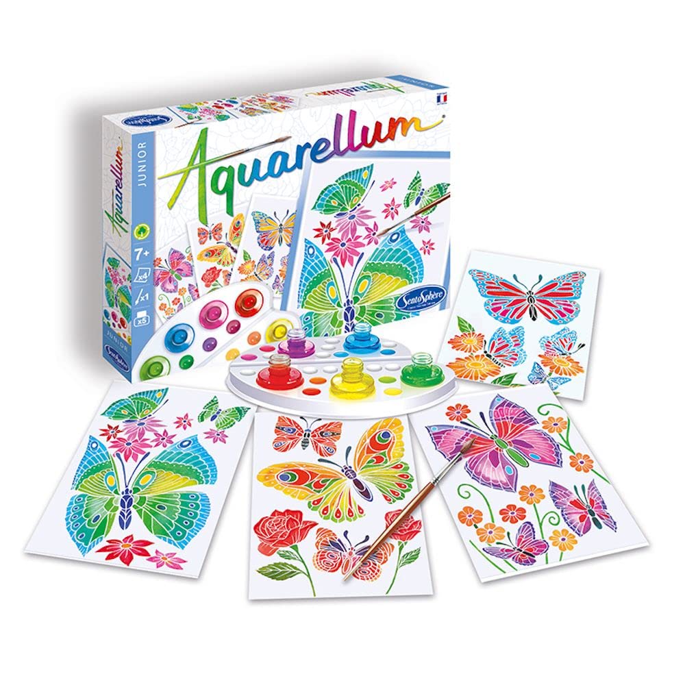 Sentosphre Aquarellum Junior - Butterflies and Flowers