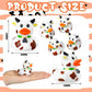 Relaxgiant 24 Pcs Cow Ducks Mini Cow Rubber Ducks Bulk Cow Print Duck For Birthday Party Favors Baby Shower Kids Boys Girls Bath