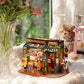 Rowood Miniature House Kits For Adults,Diy Mini House Building Kit,Wooden Dollhouse Kit With Led For Kids Teens Beginners As Bir