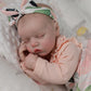 Dayoff Kids Reborn Baby Dolls,18 Inch Lifelike Realistic Newborn Doll,Soft Cloth Body Baby Dolls, The Best Christmas/Birthday'S Gift For Kids Age 3+ (Cloth Body)