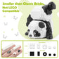 Finger Rock Panda Mini Building Set - 1325 Pcs Micro Bricks Kit, White & Black, Small, Fun Party Favors for Kids & Adults 12+