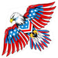 Honbo Eagle Kite, America Flag Kite For Kids And Adults. Wonderful Beginner Kite For Boys And Girls, Suitable For Ages 8-12, Bes