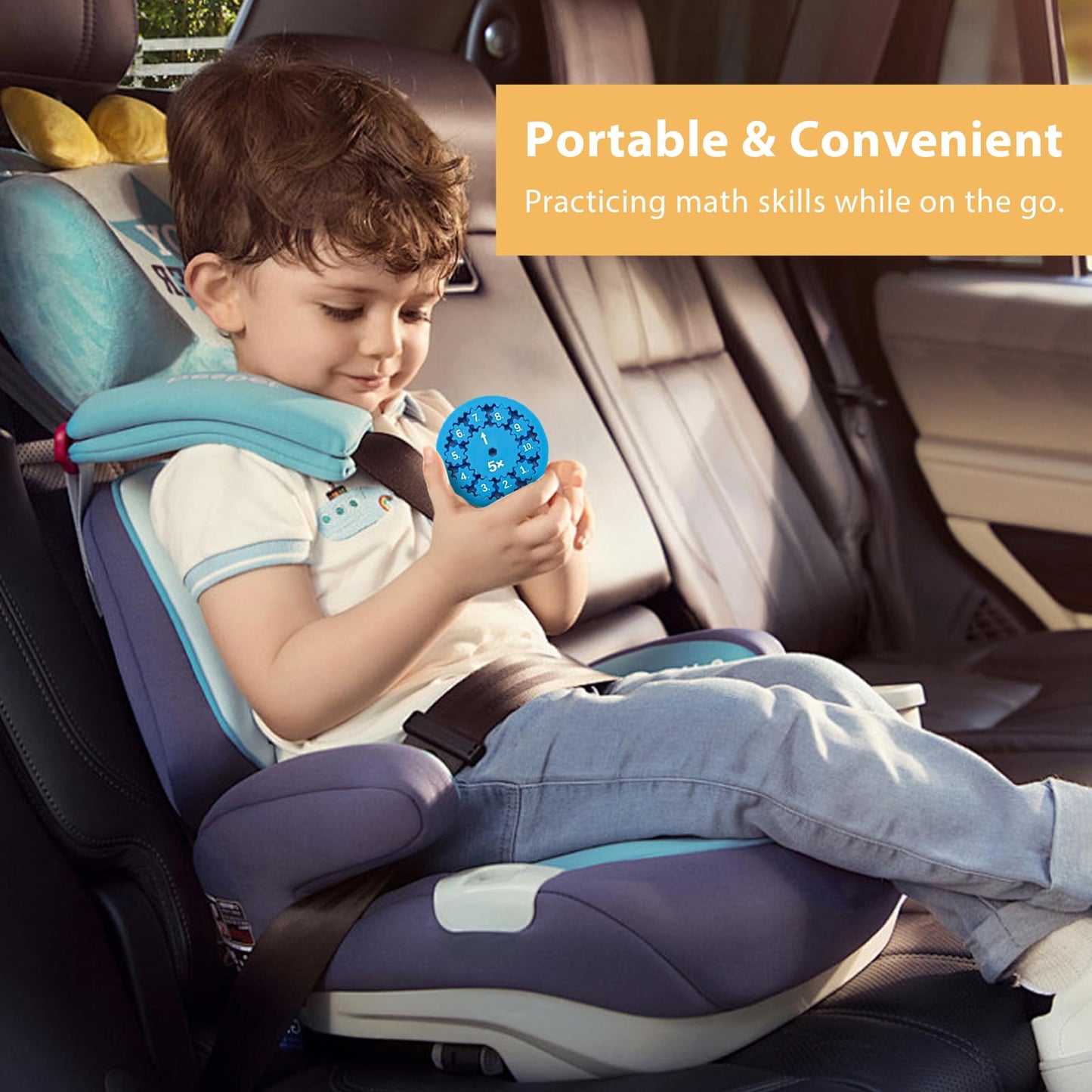 Math Fidget Spinners, Fun Math Fact Toys, Multiplication Fidget Game for Classroom Homeschooling, Easter Basket Stuffers