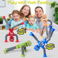 Sysama 4 Pcs Shape Changing Robot Toy, Telescopic Pop Tubes Sensory Toys For Kids With Autism, Adhd Fidget Baby Toys For Anxiety