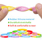 CHRORINE Happy Birthday Rubber Bracelets 12 Styles Silicone Wristbands for Classroom Birthday Party Favors 36 Pieces