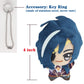 Kooliya Small Size Genshin Impact Figure Plush Doll - Kaeya (4 Inch), Keychain Anime Figure Soft Stuffed Gift For Game Fans (Kae