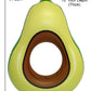 Inflatable Pool Floats - Avocado Pool Raft, Peach Pool Float, Gold Glitter Pool Float (Avocado)