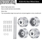 RCHUBAM RC Rear Wheel Rims with CVD Drive Shaft for 1/24 Axial SCX24 Deadbolt Bronco C10 RC Crawler Car