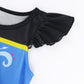 Sukyfecde Princess Costume for Toddler Girls Halloween Dress Up Birthday Outfits Pretend Play Dresses 4t Blue