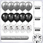 18Th Birthday Balloons Decorations 15Pcs Black Silver Happy 18Th Birthday Party Latex Confetti Balloons For Men Women Kids Boys Girls 18Th Anniversary Happy Birthday Party Decor Supplies 12 Inches