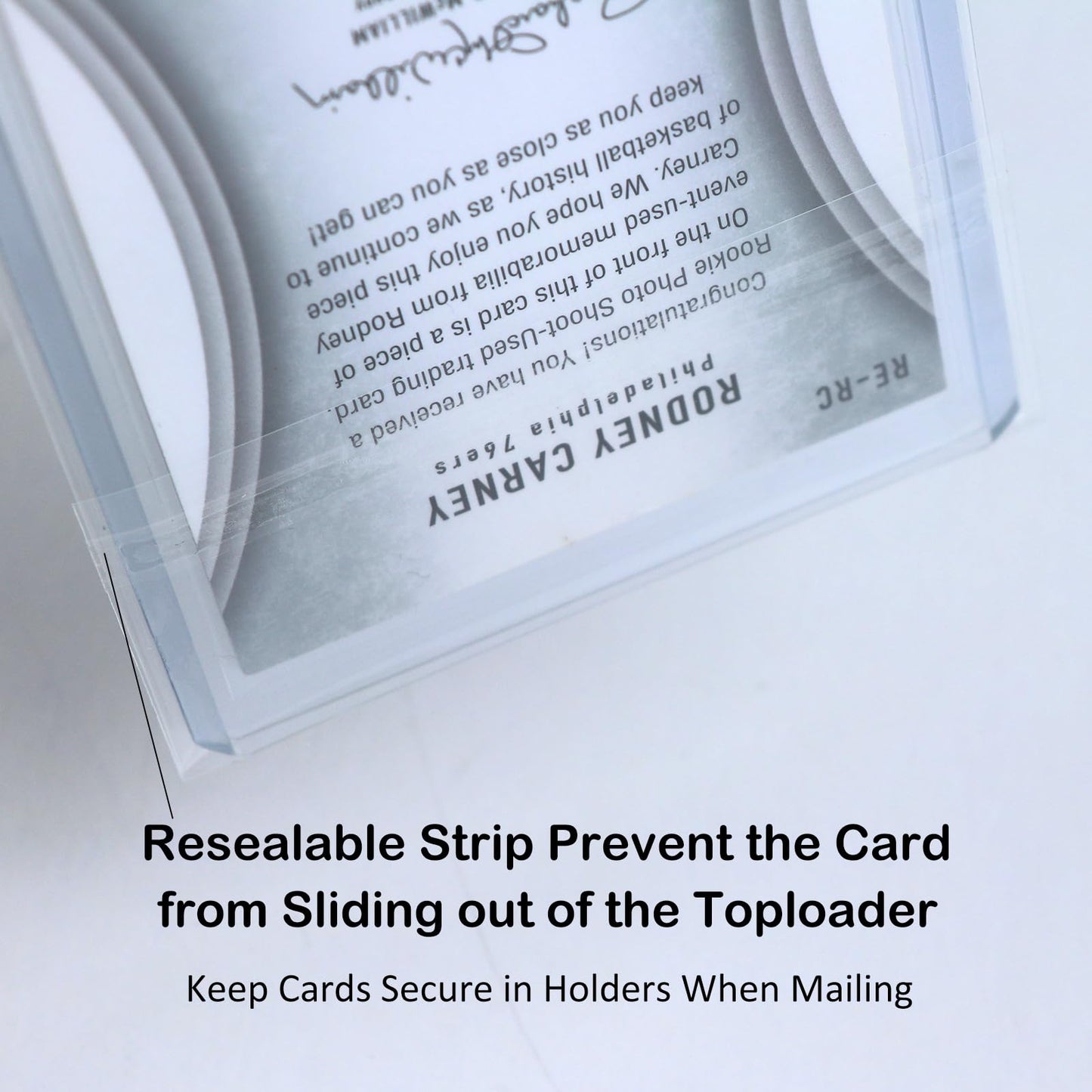 Rayvol Top Loader Sleeves - Resealable Team Bags For 35-75Pt Rigid Toploaders (2000Pcs)