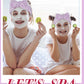 Sintuff 24 Pcs Sleepover Party Supplies For Girls 6 Spa Party Robes 6 Tote Bags 6 Headbands 6 Spa Masks(Size 10,Light Purple)