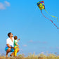 31Inch Colorful Rainbow Pocket Kite, Easy Flyer Kite With Long Tail And String Line, Not Need To Assemble, Beach Game And Outdoo
