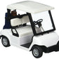 KinsFun Die Cast Metal Golf Cart Toy Car - White, 4½" Pullback Action, Durable Plastic
