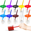 Paint Cups - Paint Cups with Lids for Kids with Toddler Paint Brushes, Paint Containers with Lids Toddler Art Supplies Paint Cup