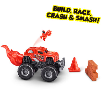 ZURU SMASHERS Dino Truck Monster Truck Surprise with 25 Collectible Surprises - 1 Pack, Plastic