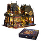 Generic Magic Dollhouse Diy Miniature House Kit,Wooden Magic Shop Dolls House With Furniture, Magic Castle Puzzle Toy Creative G