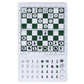 WE Games Mini Magnetic Travel Chess Set - 6-Inch Foldable Board, Durable Vinyl Pieces, Gold Logo, Model 10-0006