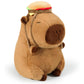 Wanwu World Capybara Plush 9 Inch Capybara Stuffed Animal Cute Stuffed Capybara Toy With Hamburger Backpack Soft Plushies Capyba