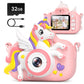 Kids Camera Toys Digital Camera For Girls Boys, Christmas Birthday Gifts For Kids Age 3-12, Selfie 1080P Hd Video Digital Camera For 3 4 5 6 7 8 9 10 Year Old Girls With 32Gb Tf Card