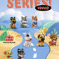 dOvOb Micro Mini Blocks 8-in-1 Dogs Set, 1616 Plastic Bricks, 3D Puzzle Model Toys for Adults & Kids, Golden Color