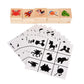 Wnwl Wooden Shape Matching Games, Shadow Matching Puzzle Games Montessori Wooden Sorting And Stacking Toys, Children'S Image Pla