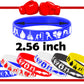 CupaPlay 24PCS Boxing Rubber Bracelets - Suitable for Boxing Fan Sports Match Themed Party Supplies Decorations Birthday Baby Sh