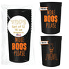 More Boos Please Halloween Cups For Adults, Set of 12 Party Cups, 16 Oz Each Reusable Plastic Cup, Halloween Party Favors For Ad