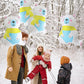 Giant Polar Bear Balloon Winter Animal Balloon For Birthday Supplier Bridal Baby Shower Wedding Decorations, 4 Pack Wild One Jun