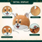 Double-Sided Flip Plush Toy,Reversible Stuffed Animal Mood Plush Flip Show Your Mood At All Times (Dog)