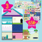 Craft-tastic Wall Sticker Playhouse - 3ft Tall Dreamhouse, Multi, Cardstock, Model CT1833T, 650+ Reusable Stickers