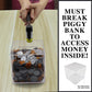 Yamahiko Clear Piggy Bank for mature-themeds  Must Break to Access Savings Clear Acrylic Piggy Bank Money Tip Change Box to Help Budget and Save  Unopenable Savings Coin Money Piggy Bank Jar Box for mature-themed  XL