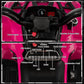Costzon Kids Atv, 12V Four Wheeler Quad Electric Vehicle W/Forward/Backward Function, 2 Speeds, Music, Headlights, Storage Basket & Backrest, Toddler 4 Wheeler Toy Car For Boys Girls 3+ (Pink)